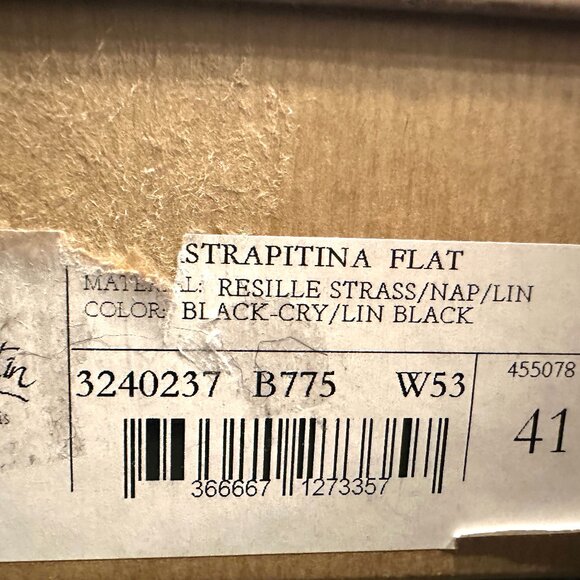 Christian Louboutin MAMASTRAPITINA Strass Crystal Mesh Ballerina Flat Shoes - Picture 16 of 16